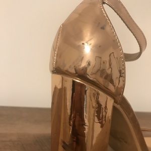 Charlotte Russe Shoes - Rose gold heels Charlotte Russe Shoes - Rose gold heels